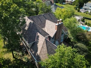 Wolf Development installing CertainTeed Grand Manor shingles on a custom home-2